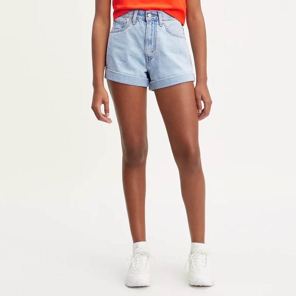 Levi’s‎ Premium Mom High Rise Denim Shorts in Not Kidding